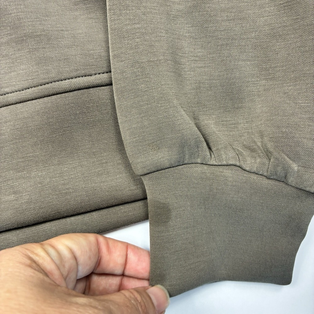 FLX Sweatshirt S Minimalist Earthy Tone Workout Athleisure Soft Touch Oversized - Picture 7 of 8